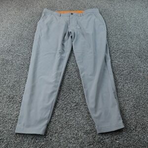 Macade Pants Mens 38X28 Gray Golf Chino Slim Fit Ankle Zip Stretch Performance
